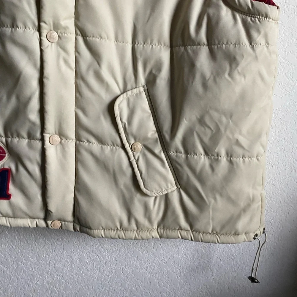 Rare Akoo Rapper T.I. Y2K Graphic Patchwork Puffer Hooded Streetwear Vest 3X